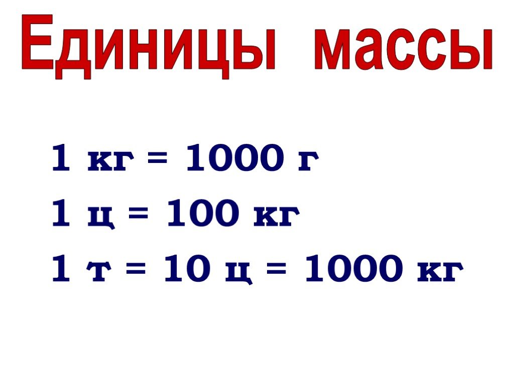 Кг в г формула. Единицы измерения массы. Таблица единиц массы единицы массы. 1 Т 1000 кг 1 ц 100 кг 1 кг 1000 г 1 г 1000 мг. Единицы массы 4 класс таблица.