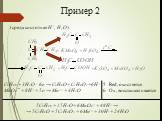 Пример 2. (среда кислотная H+, H2O). 5C5H10 + 15H2O + 6MnO4 ¯ + 48H+ → → 5C3H6O + 5C2H4O2 + 6Mn2+ + 30H+ + 24H2O