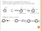 5. Важливі реакції електрофільного заміщення А) Синтез фенолокарбонових кислот (синтез Кольбе). Б) Реакція азосполучення: