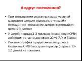 А вдруг пневмония? При повышении указанных выше уровней маркеров следует подумать о «немой» пневмонии - показание для рентгенография грудной клетки У детей первых 2-3 месяцев жизни и при ОРВИ лейкоцитоз часто достигает 20 •109/л и более. Рентгенография придаточных пазух носа больным ОРВИ в остром пе