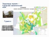 Территории проекта - Городской экологической игры. Гурьевск