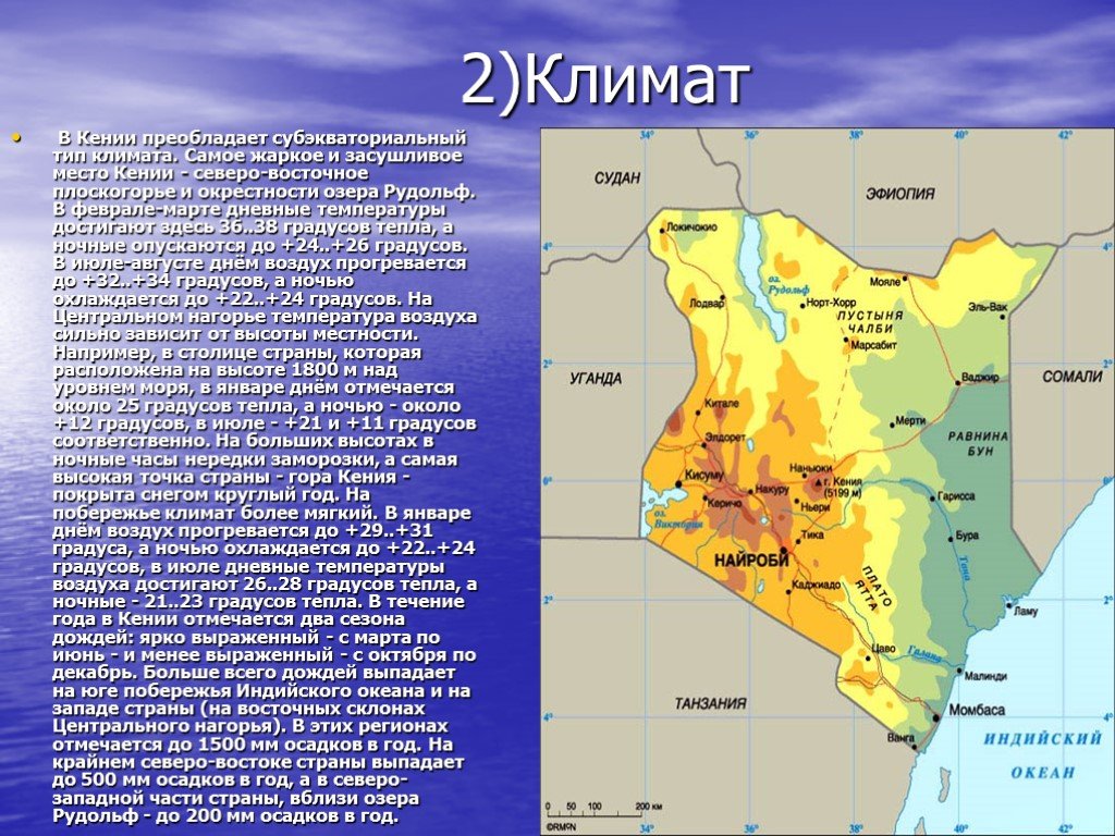 Презентация про кению