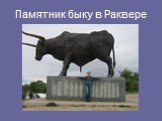 Памятник быку в Раквере