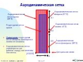 Структурная сетка крыла. Аэродинамическая сетка крыла (45*5). Аэродинамическая сетка эйлерона (21*2). Аэродинамическая сетка зализа (4*2). Аэродинамическая сетка флаперона (20*2). Центральная линия. 0.4 2.0 2.1. Примечание: структурные сетки эйлерона, флаперона и зализа не показаны. Аэродинамическая