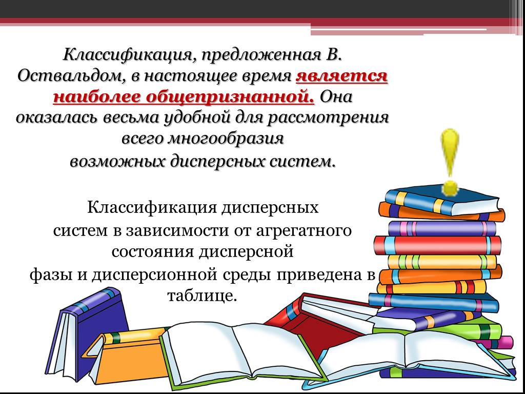 В настоящее время является. Классификация Оствальда.