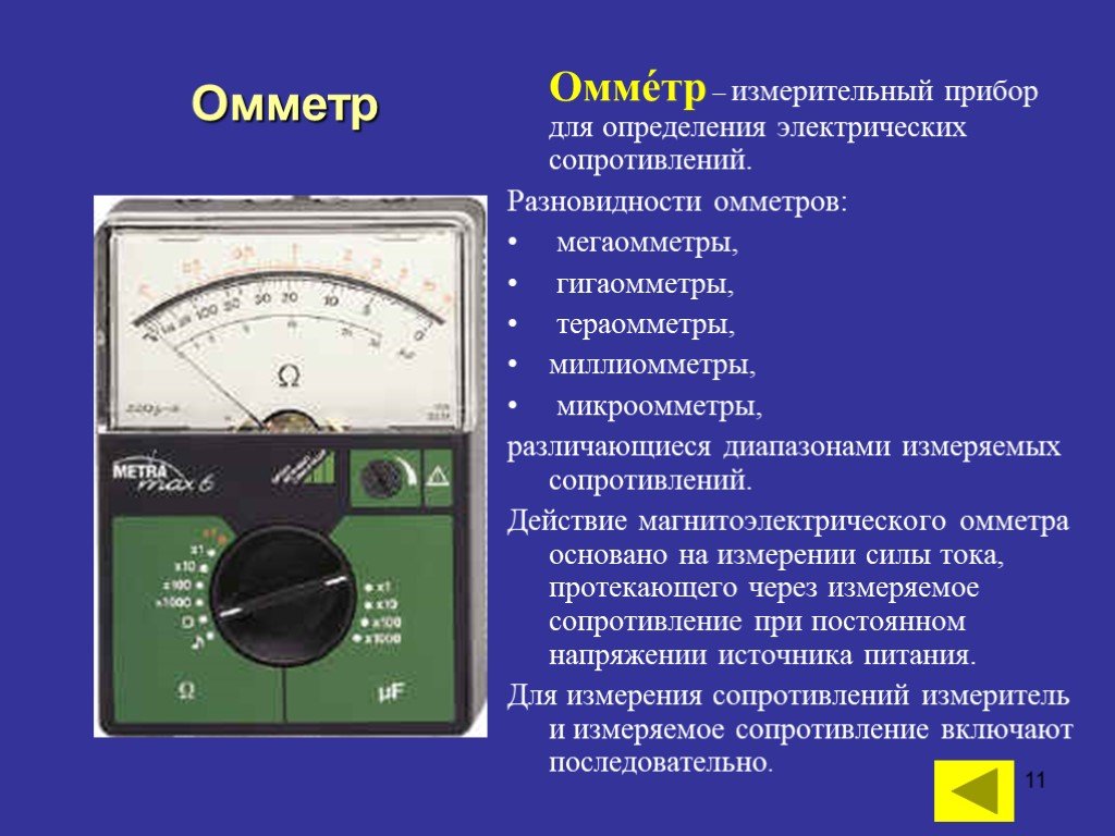 Приборы измеряющие электрические величины. Омметр это прибор для измерения сопротивления. Измерение сопротивление прибора м263м. Измерительная головка сопротивления омметр. Мегаомметр м59.