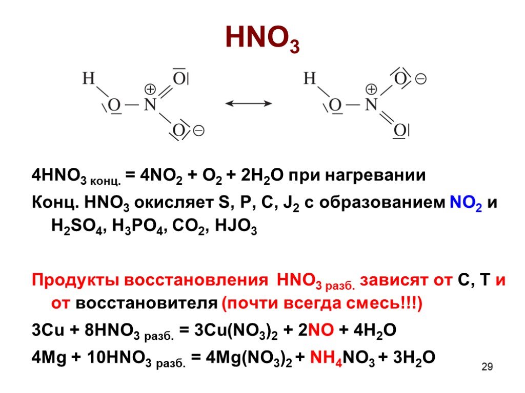 Cu2o hno3 конц реакция. Hno3 разложение. Hno3 соединение. P hno3 конц h3po4 h2o
