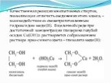 Качественная реакция многоатомных спиртов, позволяющая отличить соединения этого класса, – взаимодействие со свежеприготовленным гидроксидом меди(II). В щелочной среде при достаточной концентрации глицерина голубой осадок Cu(OH)2 растворяется с образованием раствора ярко-синего цвета – гликолята мед