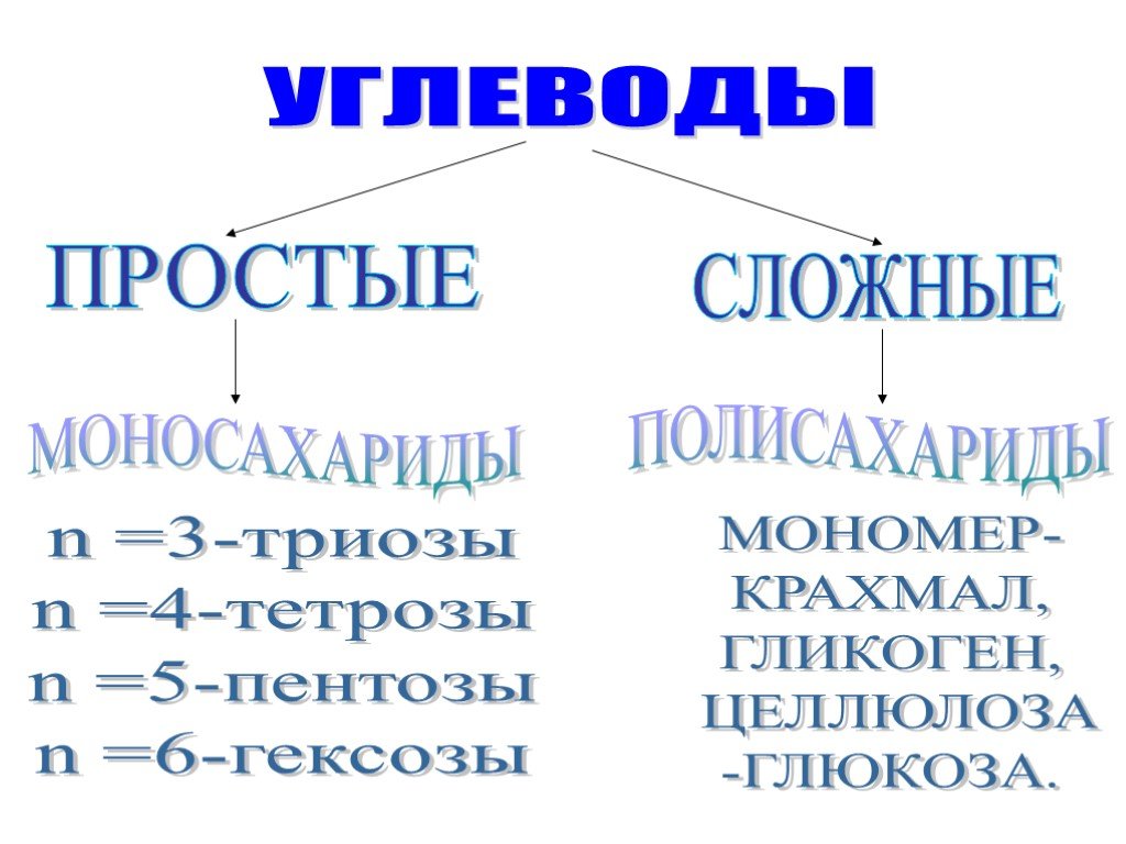 Мономеры углеводов