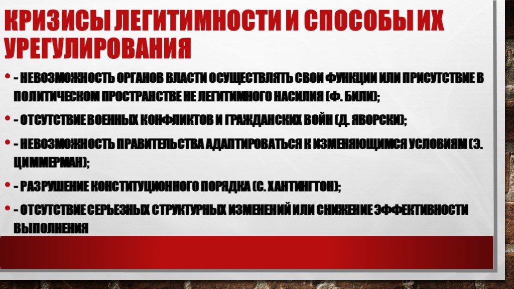 Укажите основные признаки легитимной политической власти