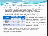 Решение ЗЛП графическим способом. Задача 8. Условие: Фабрика выпускает пряжу двух видов: П1 и П2. Продукция поступает в оптовую продажу. Для производства используется три вида сырья – шерсть, капрон и акрил. Максимально возможные суточные запасы этих материалов составляют 6, 8 и 5 тонн соответственн