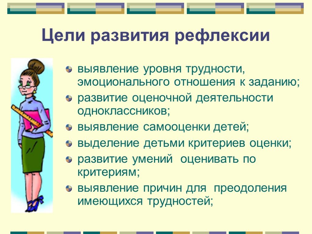 Уровень рефлексии. Цели задачи рефлексия на уроке. Цель рефлексии на уроке. Деятельность учителя на этапе рефлексии. Уровень активности на уроке рефлексия.