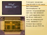 З виходом процесора Intel 80486 8 КБ кеша було інтегровано безпосередньо на кристал мікропроцесора. Цей кеш був названий L1, щоб відрізняти його від більш повільного кешу на материнській платі, названого L2 . Останні були значно більше, аж до 256 КБ.
