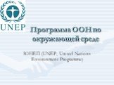 Программа ООН по окружающей среде. ЮНЕП (UNEP, United Nations Environment Programme)