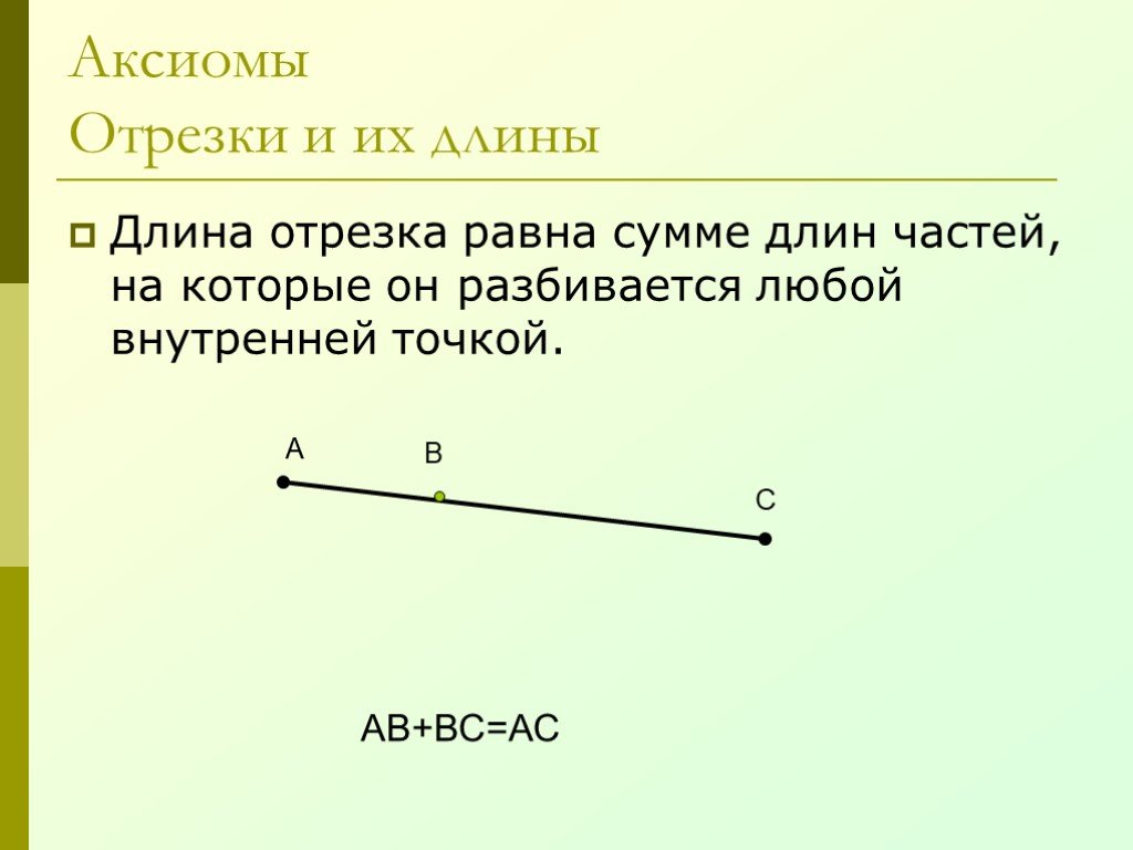 Вычисление отрезков. Отрезок. Длина отрезка. Отрезок длина отрезка. Аксиома отрезка.