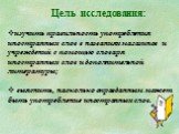 Цель исследования: изучить правильность употребления иностранных слов в названиях магазинов и учреждений с помощью словаря иностранных слов и дополнительной литературы; выяснить, насколько оправданным может быть употребление иностранных слов.