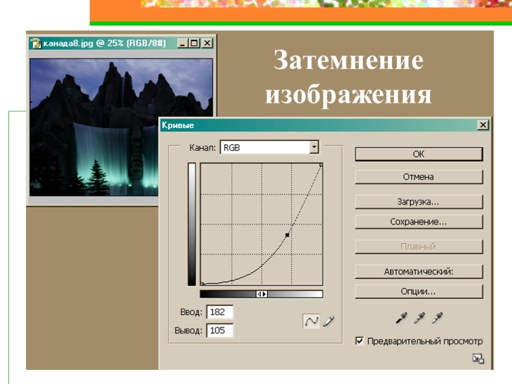 Как сделать затемнение в презентации