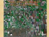 Спутниковый снимок пути следования 134 отдельного танкового полка из с.Труновского в с.Безопаное Снимок сделан при помощи программы Google