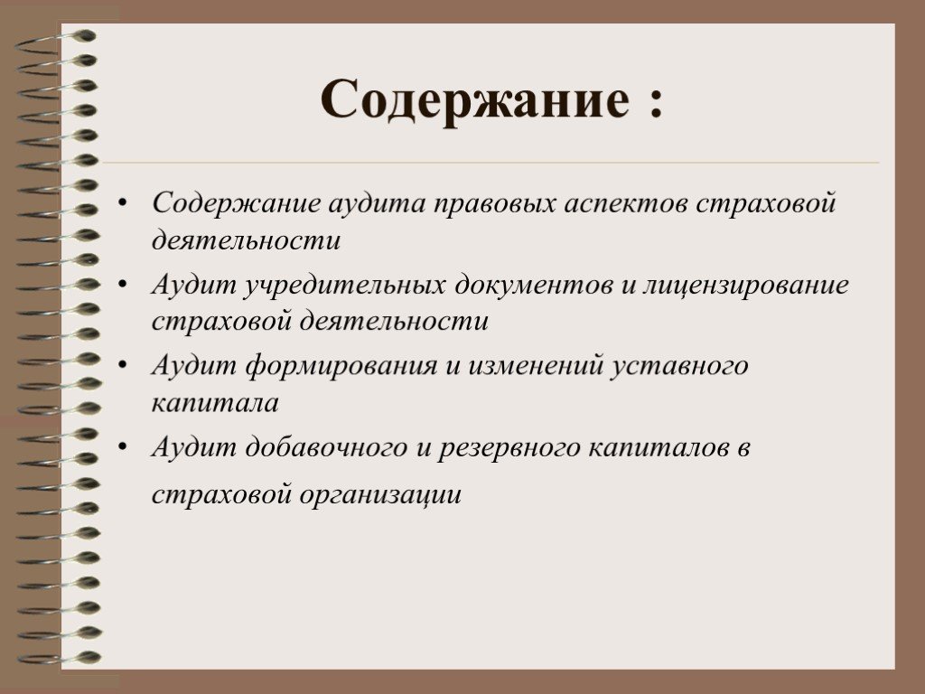 Аспект документа. Содержание аудита. Содержание аудита кратко. Содержание аудиторской деятельности. Страховой аудит.