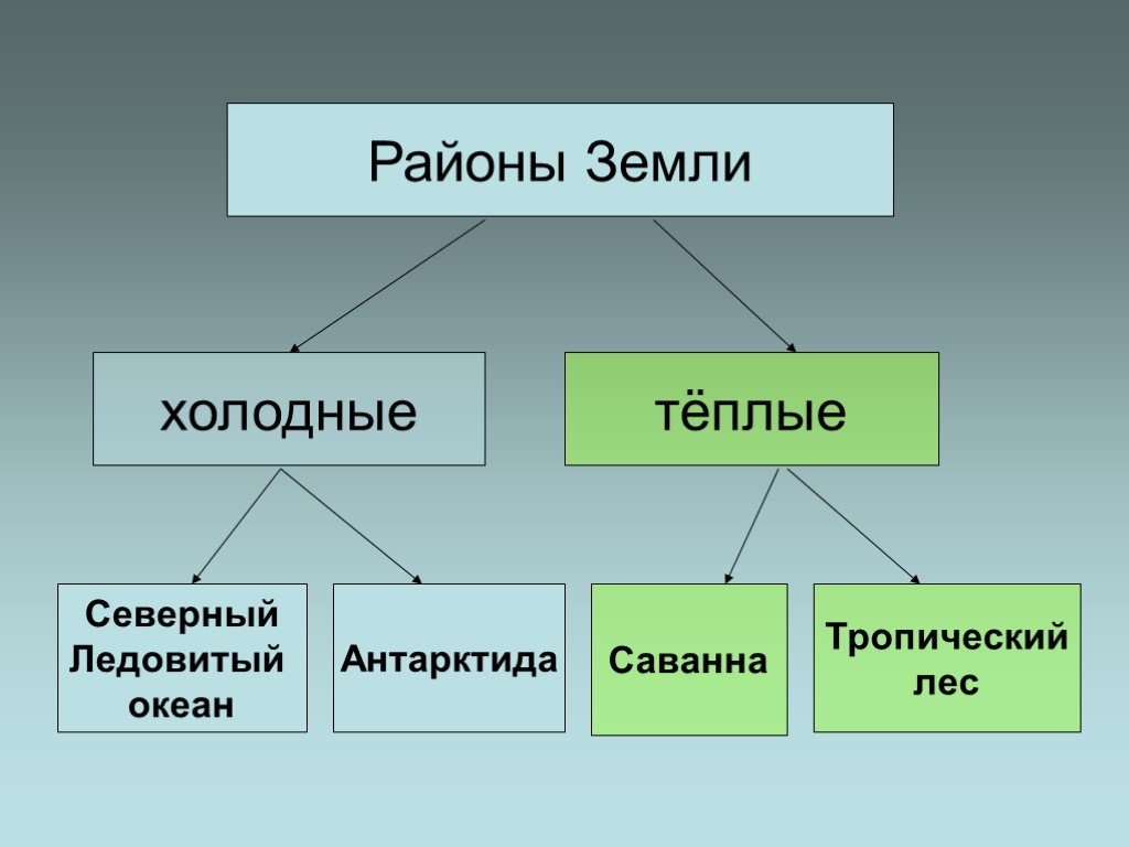 Какие холодные районы есть