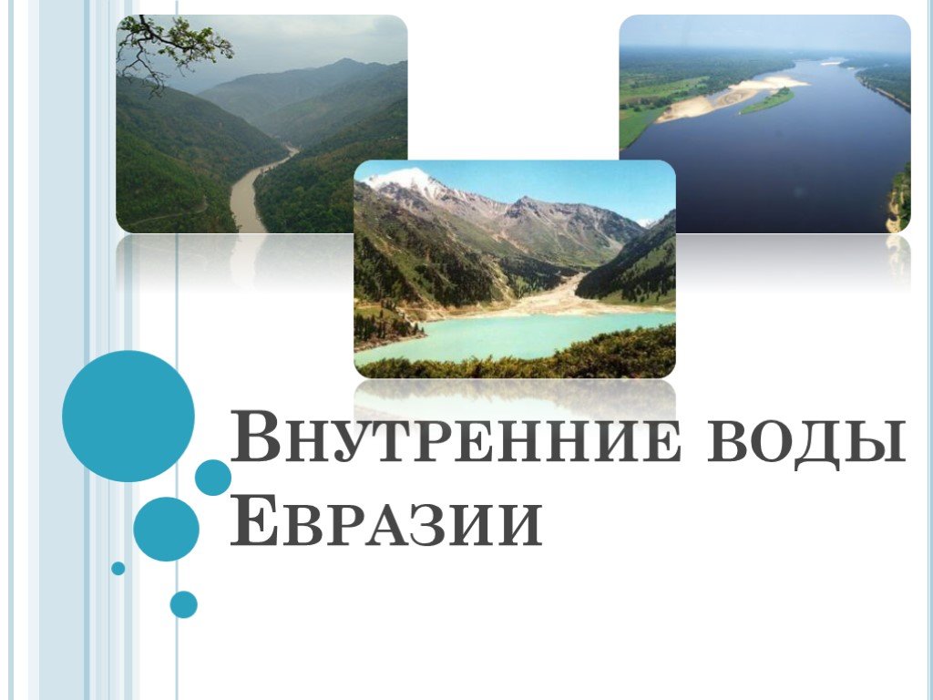 Климат внутренние воды россии. Внутренние воды Евразии. Внутренние воды Евразии презентация. Внутренние озера Евразии. Внутренние воды Евразии 7.