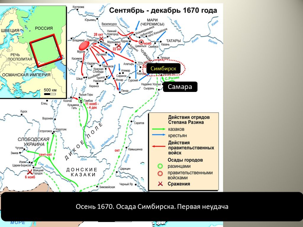 Симбирск восстание разина