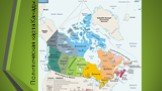 Политическая карта Канады