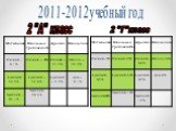 2011-2012учебный год 2 "А" класс 2 "Г"класс