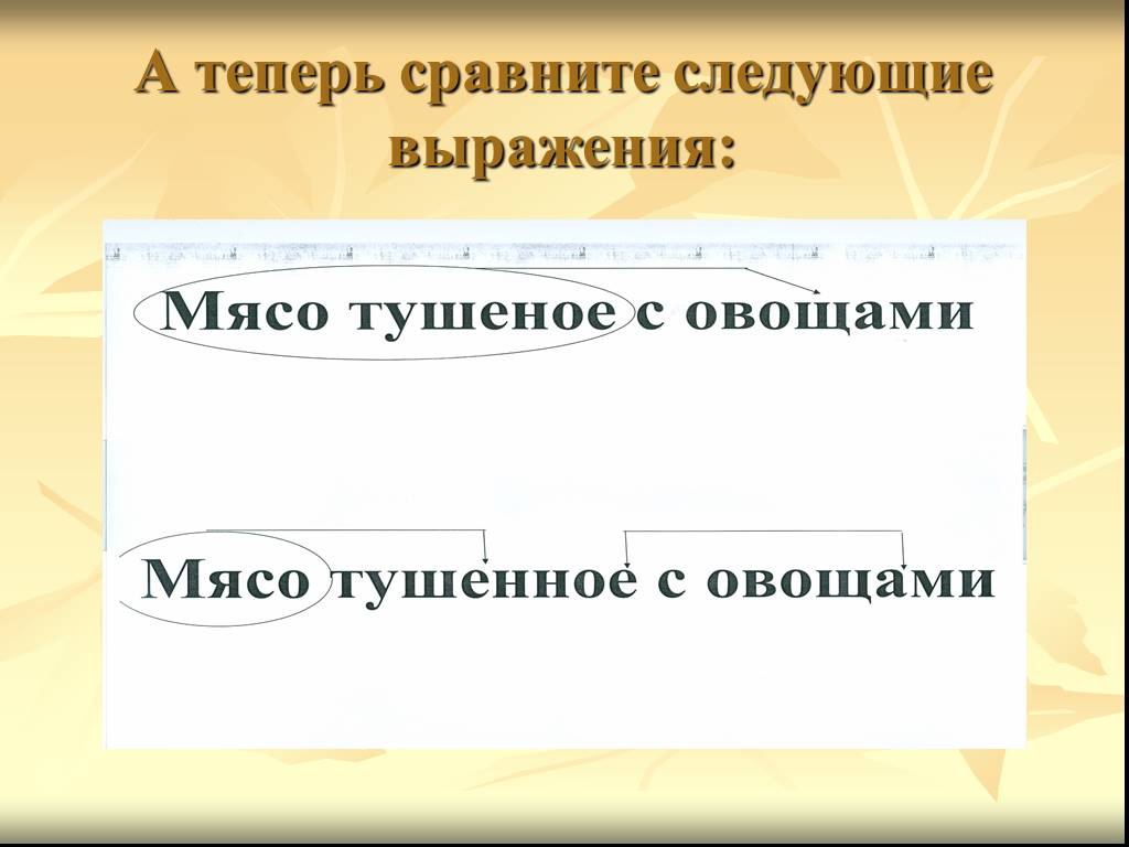 Следующий словосочетание. Теперь сравнялись. А теперь сравните цены.