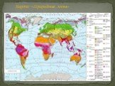 Карта: «Природные зоны»