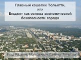 Главный кошелек Тольятти, или Бюджет как основа экономической безопасности города. Влад Радьков, Молодежная Палата г.Тольятти