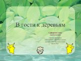 В гости к деревьям. Солодкова Анна Анатольевна учитель начальных классовМОУ «Железногорская средняя общеобразовательная школа №1»