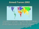 Armed Forces 2002. Сравни положение России и Австралии на этой карте. Почему у Австралии нет необходимости иметь большую армию?