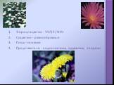 Формула цветка : Ч5Л(5)Т5П1 Соцветия – разнообразные Плод – семянка Представители : подсолнечник, одуванчик, георгин