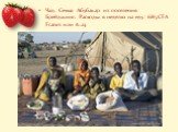 Чад. Семья Абубакар из поселения Брейджинг. Расходы в неделю на еду: 685 CFA Francs или alt=.23