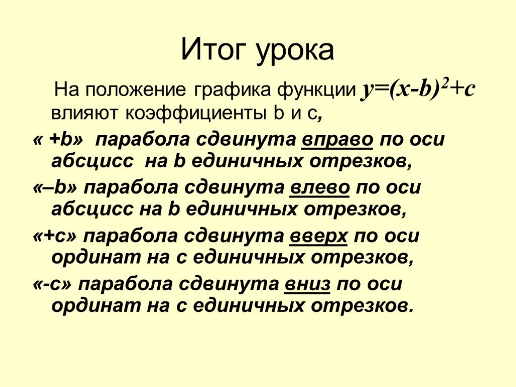 Коэффициенты a b c. Парабола функция за что отвечают коэффициенты. За что отвечает коэффициент с в параболе. За что отвечают коэффициенты в квадратичной функции. За что отвечает коэффициент b в параболе.