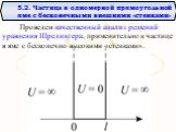 Проведем качественный анализ решений уравнения Шредингера, применительно к частице в яме с бесконечно высокими «стенками».