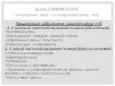 Предраковые заболевания красной каймы губ. А. С высокой частотой озлокачествления (облигатные). •Болезнь Боуэна. •Бородавчатый предрак красной каймы •Абразивный хейлит Манганотти. •Предраковый гиперкератоз. Б. С малой частотой озлокачествления(факультативные). •Лейкоплакия веррукозная. •Кератоаканто