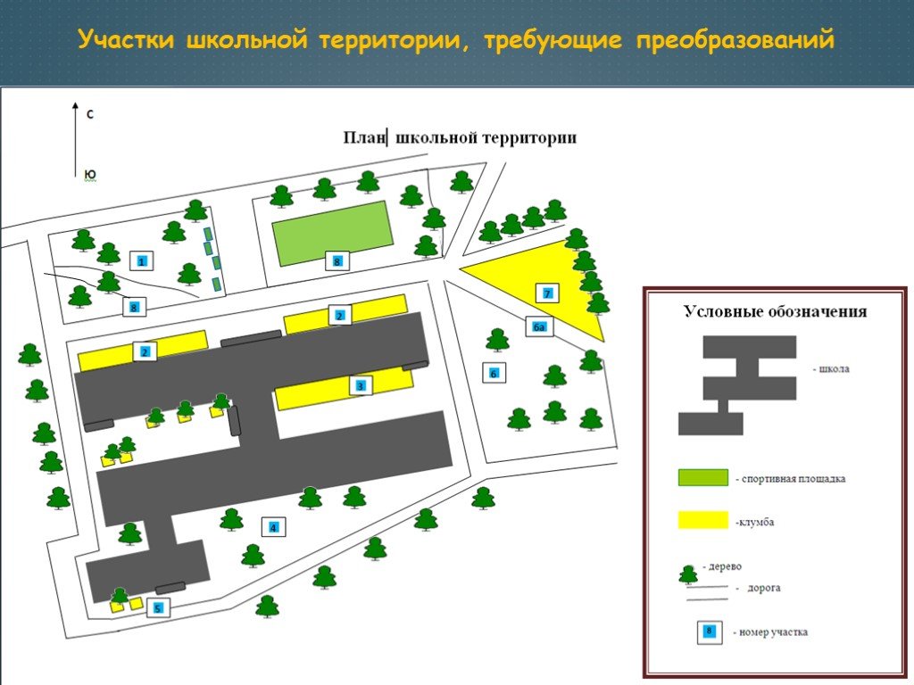 План местности двора 6 класс по географии