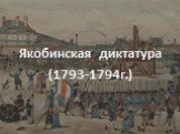 Якобинская диктатура (1793-1794г.)