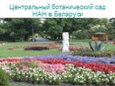 Центральный ботанический сад НАН в Беларуси