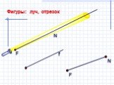 N. Фигуры: луч, отрезок