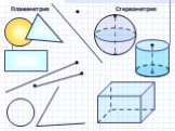 Планиметрия Стереометрия