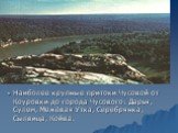 Наиболее крупные притоки Чусовой от Коуровки до города Чусового: Дарья, Сулем, Межёвая Утка, Серебрянка, Сылвица, Койва.