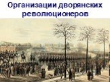 Организации дворянских революционеров