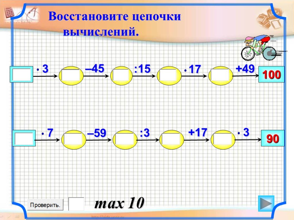 Круговая цепочка 2 класс информатика презентация