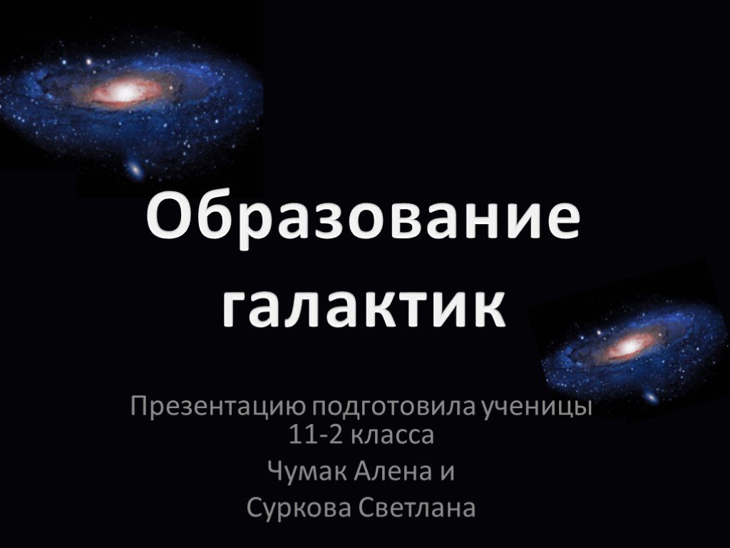 Открытие галактик презентация