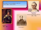 Екатерина II хотела передать престол Александру, минуя Павла. Павел I 1796 - 1801