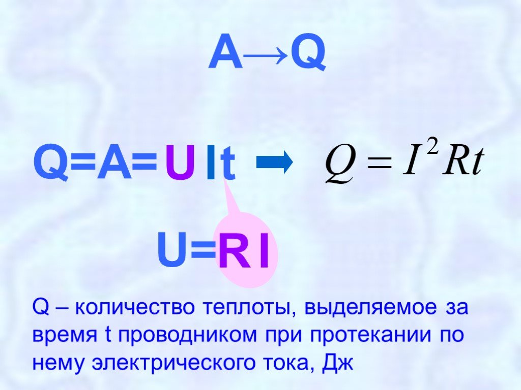 Количество теплоты дж. Количество теплоты. Кол-во теплоты выделяемое проводником. Количество теплоты и время. Количество выделяемого тепла.