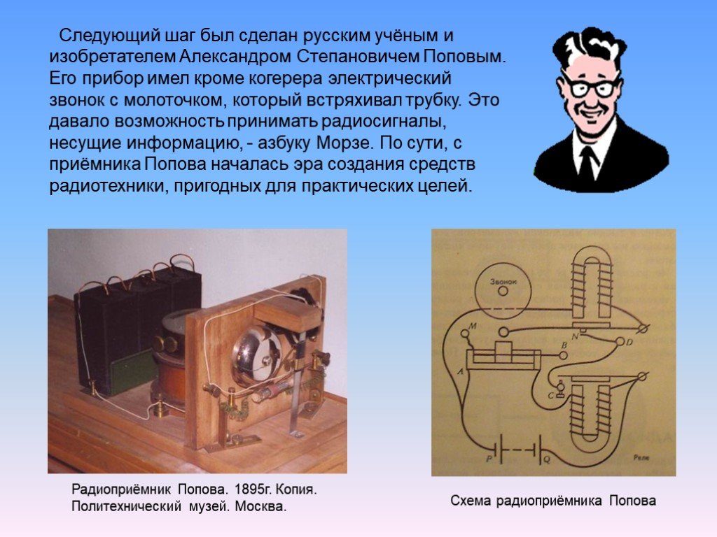 Прибор имеет. История развития радио. Рассказать о изобретателе и его изобретении. Ученый и его изобретение. Доклад о изобретателя и его изобретения.